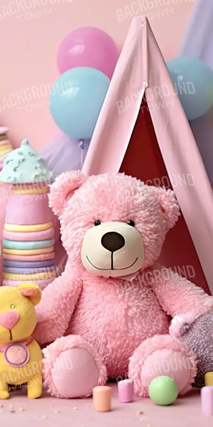 Teddy Bear Picnic 2 10’X20’ Ultracloth (120 X 240 Inch) Backdrop