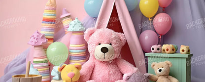 Teddy Bear Picnic 2 20’X8’ Ultracloth (240 X 96 Inch) Backdrop