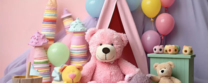 Teddy Bear Picnic 2 20’X8’ Ultracloth (240 X 96 Inch) Backdrop