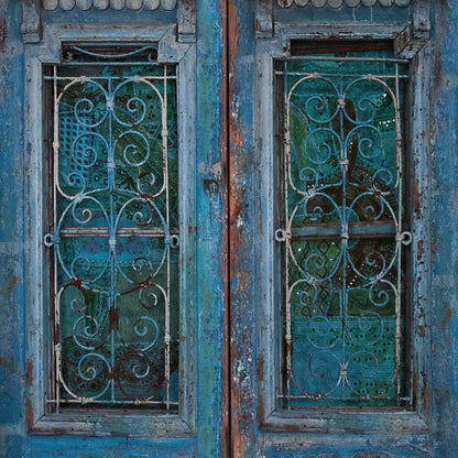 Temple Door 8’X8’ Fleece (96 X Inch) Backdrop