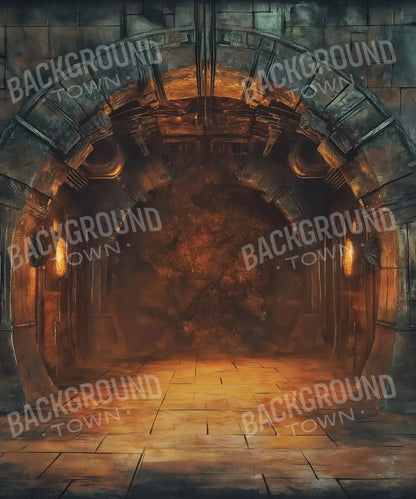 Temple Entrance 10’X12’ Ultracloth (120 X 144 Inch) Backdrop