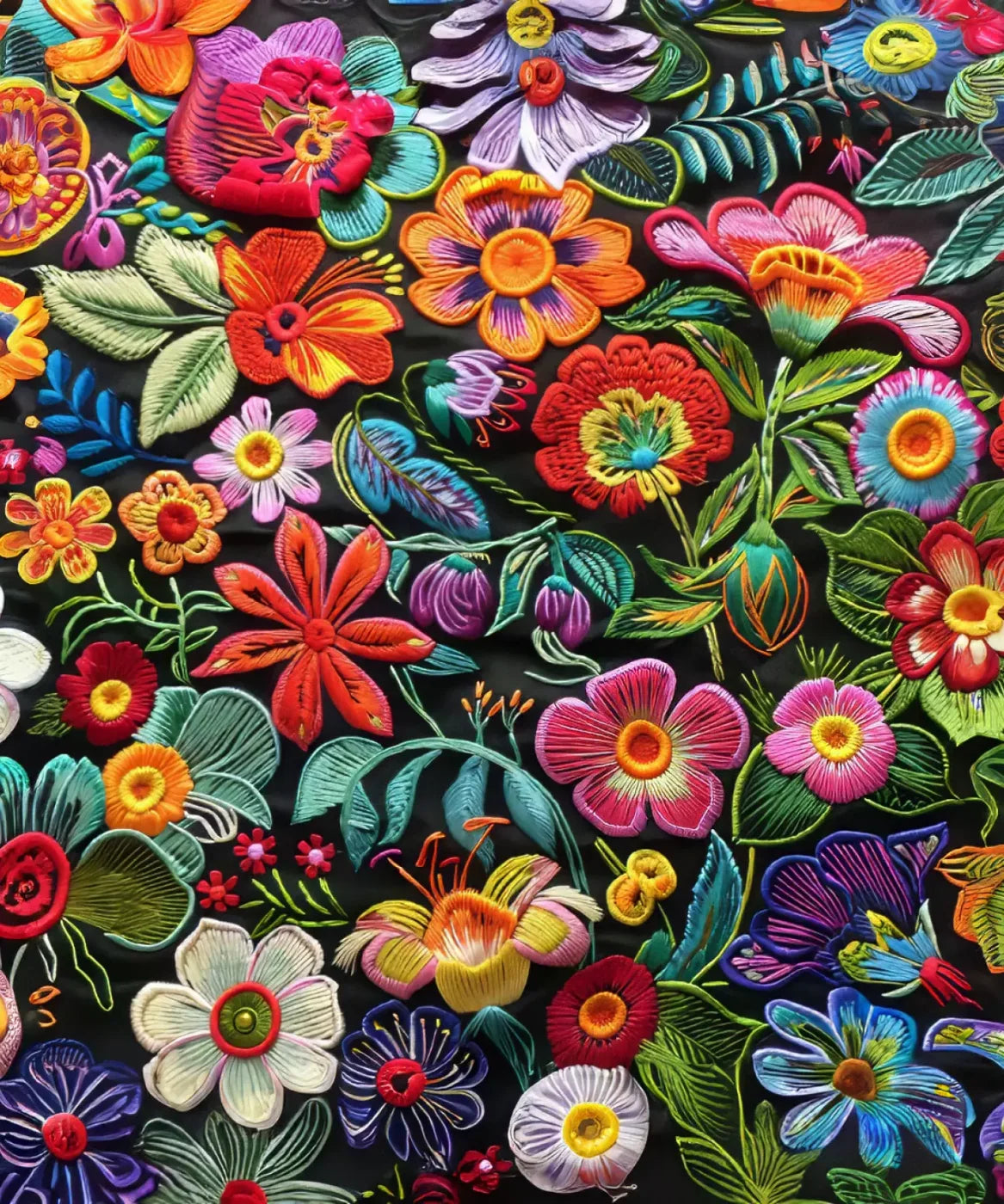 Multi-Color , Floral  Backdrop for Photography