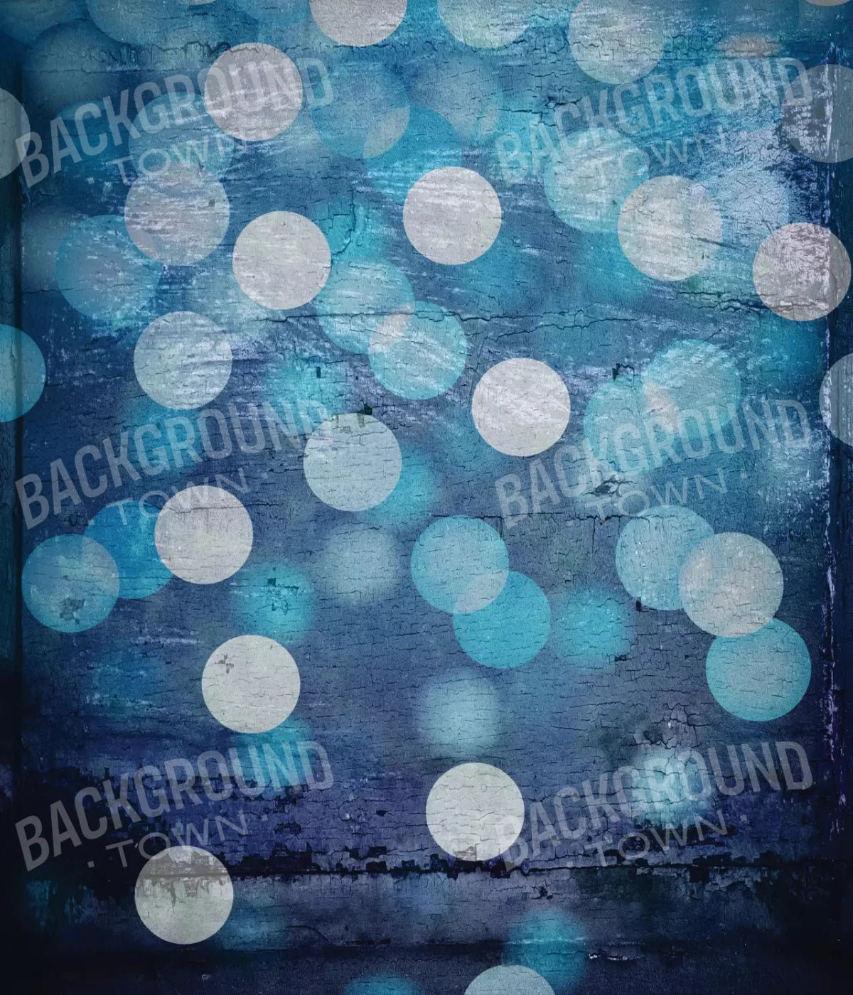 Textured Blue Bokeh 10X12 Ultracloth ( 120 X 144 Inch ) Backdrop