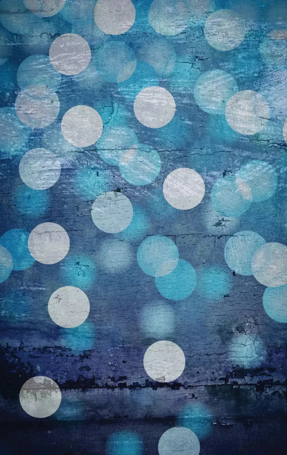 Textured Blue Bokeh 10X16 Ultracloth ( 120 X 192 Inch ) Backdrop