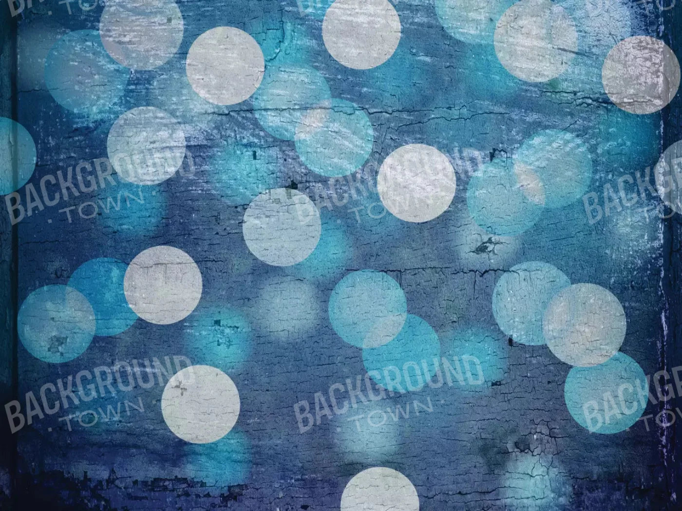Textured Blue Bokeh 10X8 Fleece ( 120 X 96 Inch ) Backdrop