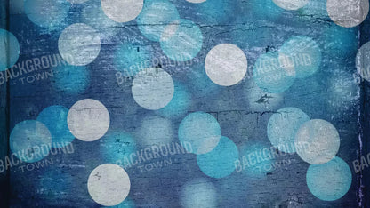 Textured Blue Bokeh 14X8 Ultracloth ( 168 X 96 Inch ) Backdrop