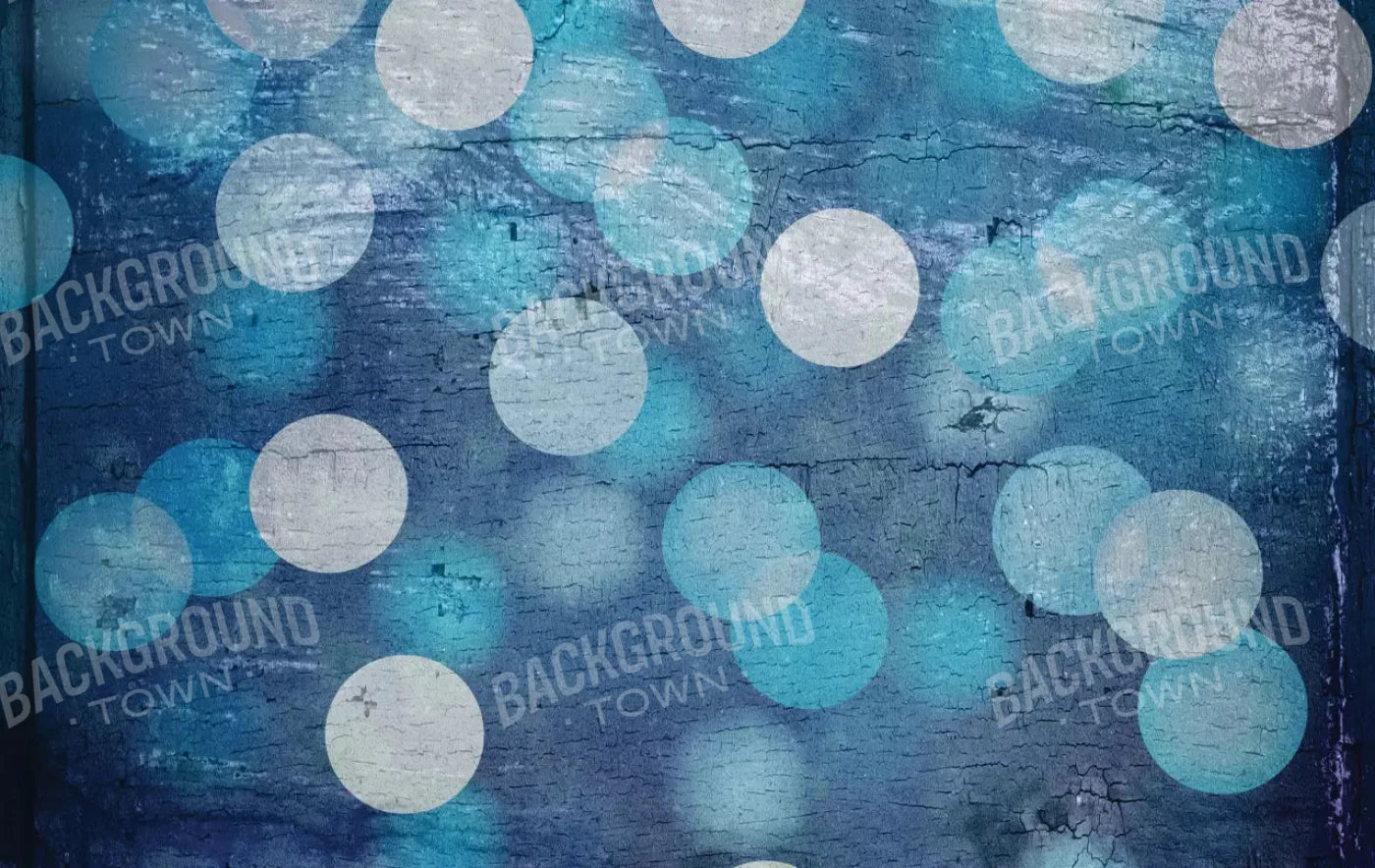 Textured Blue Bokeh 16X10 Ultracloth ( 192 X 120 Inch ) Backdrop