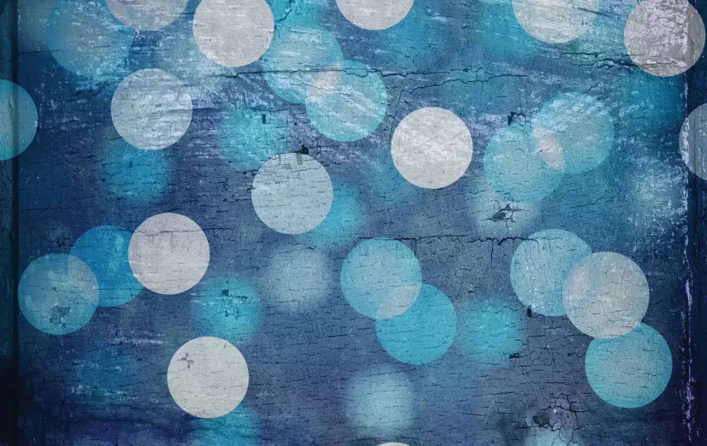 Textured Blue Bokeh 16X10 Ultracloth ( 192 X 120 Inch ) Backdrop