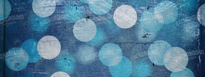 Textured Blue Bokeh 20X8 Ultracloth ( 240 X 96 Inch ) Backdrop