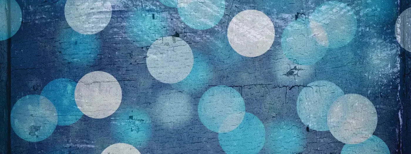 Textured Blue Bokeh 20X8 Ultracloth ( 240 X 96 Inch ) Backdrop