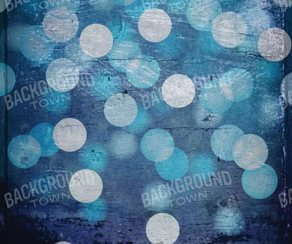 Textured Blue Bokeh 5X42 Fleece ( 60 X 50 Inch ) Backdrop