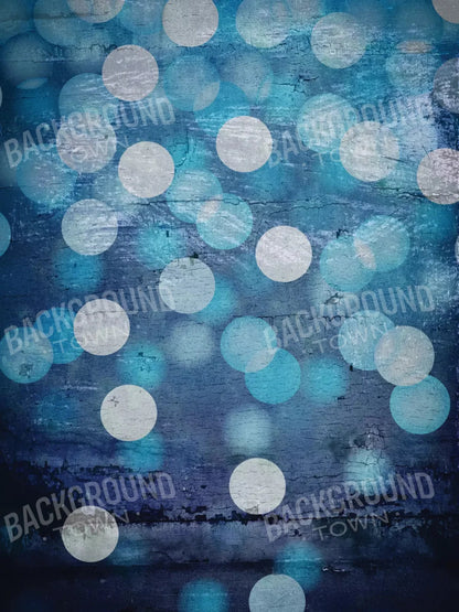 Textured Blue Bokeh 5X7 Ultracloth ( 60 X 84 Inch ) Backdrop