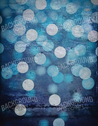 Textured Blue Bokeh 6X8 Fleece ( 72 X 96 Inch ) Backdrop