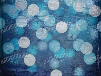 Textured Blue Bokeh 7X5 Ultracloth ( 84 X 60 Inch ) Backdrop