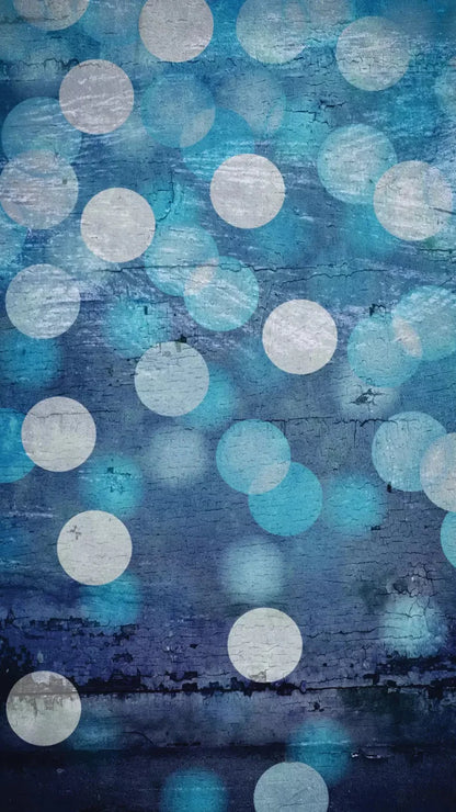 Textured Blue Bokeh 8X14 Ultracloth ( 96 X 168 Inch ) Backdrop