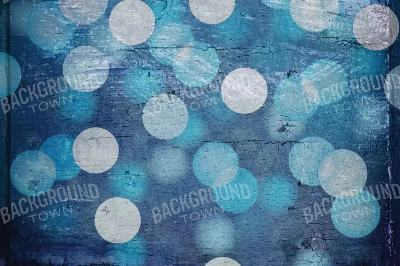 Textured Blue Bokeh 8X5 Ultracloth ( 96 X 60 Inch ) Backdrop