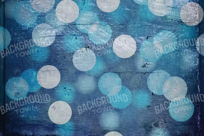 Textured Blue Bokeh 8X5 Ultracloth ( 96 X 60 Inch ) Backdrop