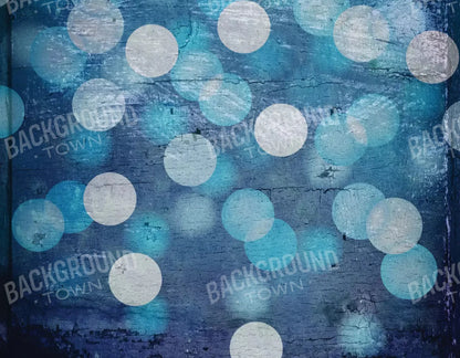 Textured Blue Bokeh 8X6 Fleece ( 96 X 72 Inch ) Backdrop