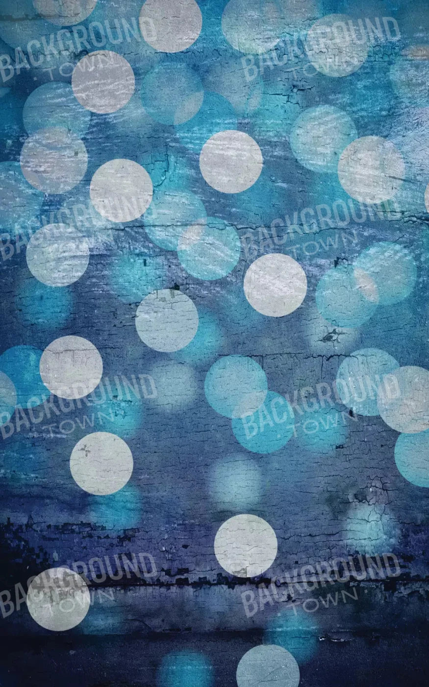 Textured Blue Bokeh 9X14 Ultracloth ( 108 X 168 Inch ) Backdrop