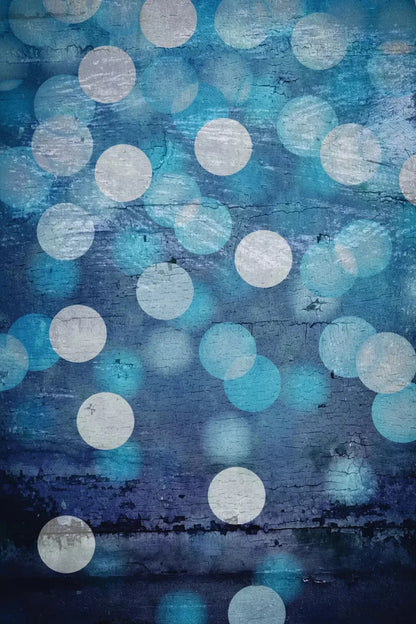 Textured Blue Bokeh Backdrop