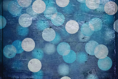 Textured Blue Bokeh Backdrop