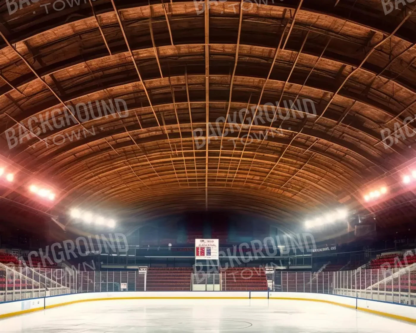 The Art Of Hockey I 10’X8’ Fleece (120 X 96 Inch) Backdrop