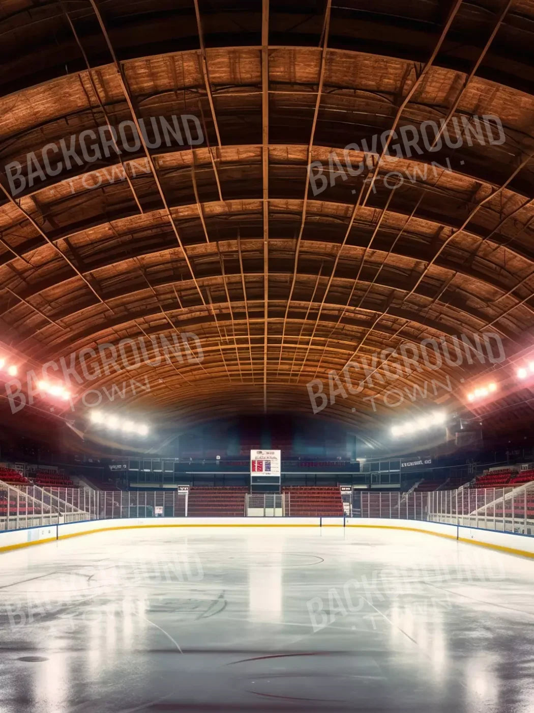 The Art Of Hockey I 5’X6’8 Fleece (60 X 80 Inch) Backdrop