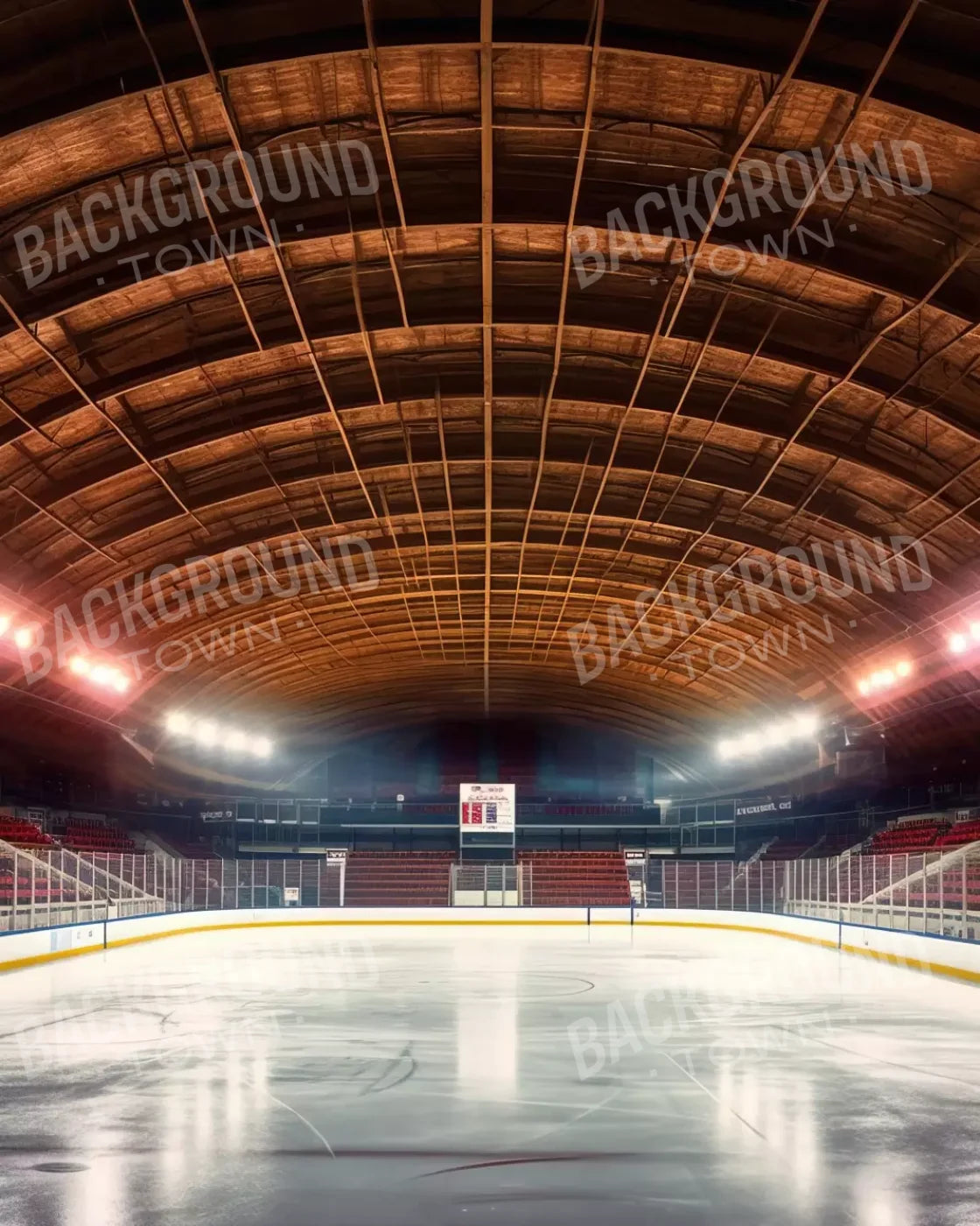 The Art Of Hockey I 8’X10’ Fleece (96 X 120 Inch) Backdrop