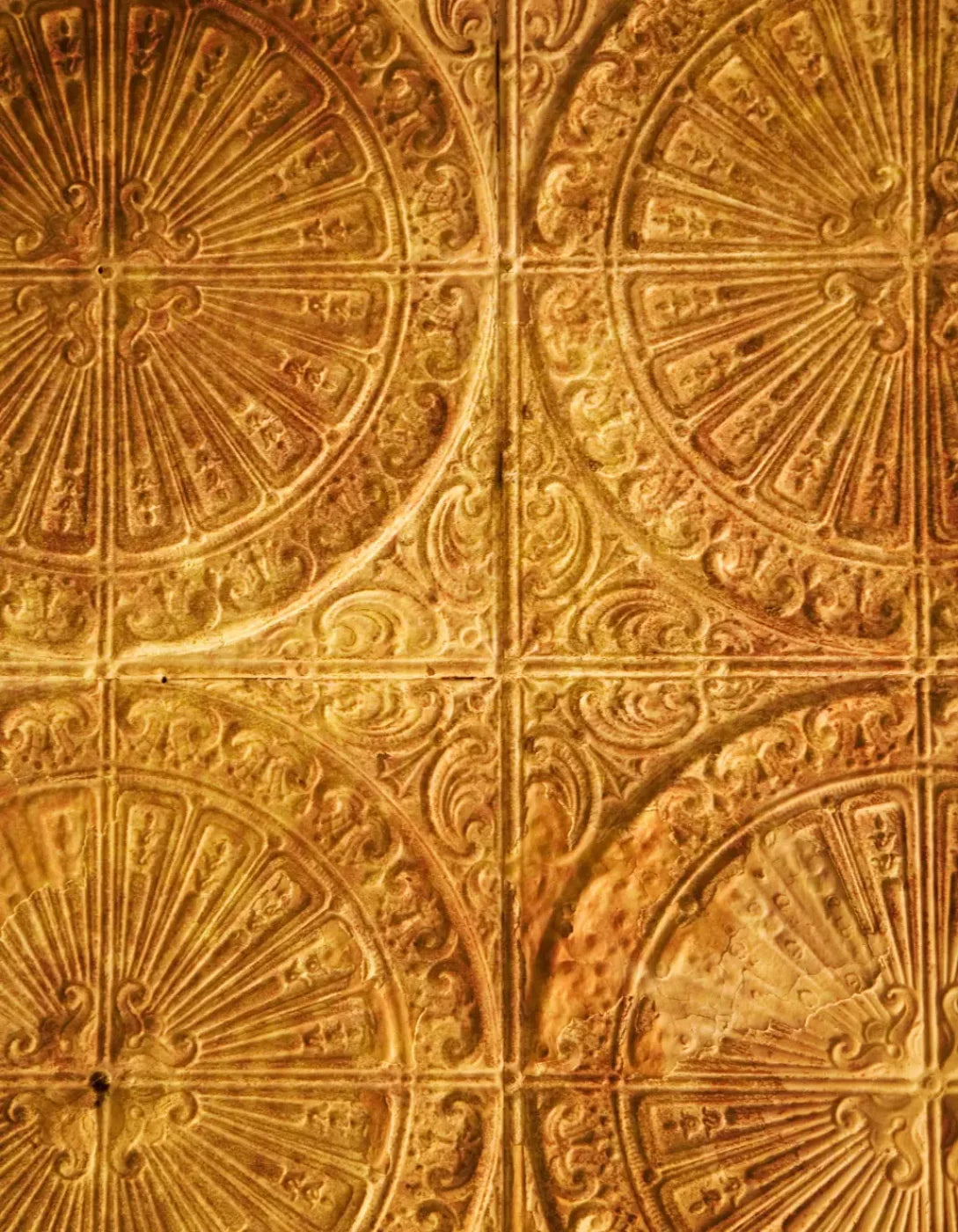 The Ceiling Copper 6’X8’ Fleece (72 X 96 Inch) Backdrop