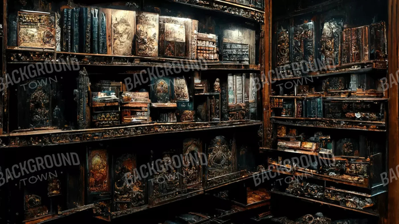 The Crypt Library 14’X8’ Ultracloth (168 X 96 Inch) Backdrop