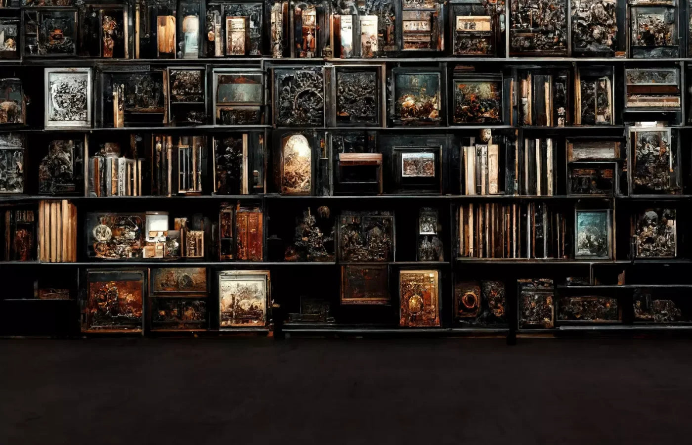 The Crypt Library 2 12’X8’ Ultracloth (144 X 96 Inch) Backdrop