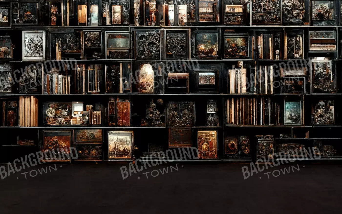 The Crypt Library 2 14’X9’ Ultracloth (168 X 108 Inch) Backdrop