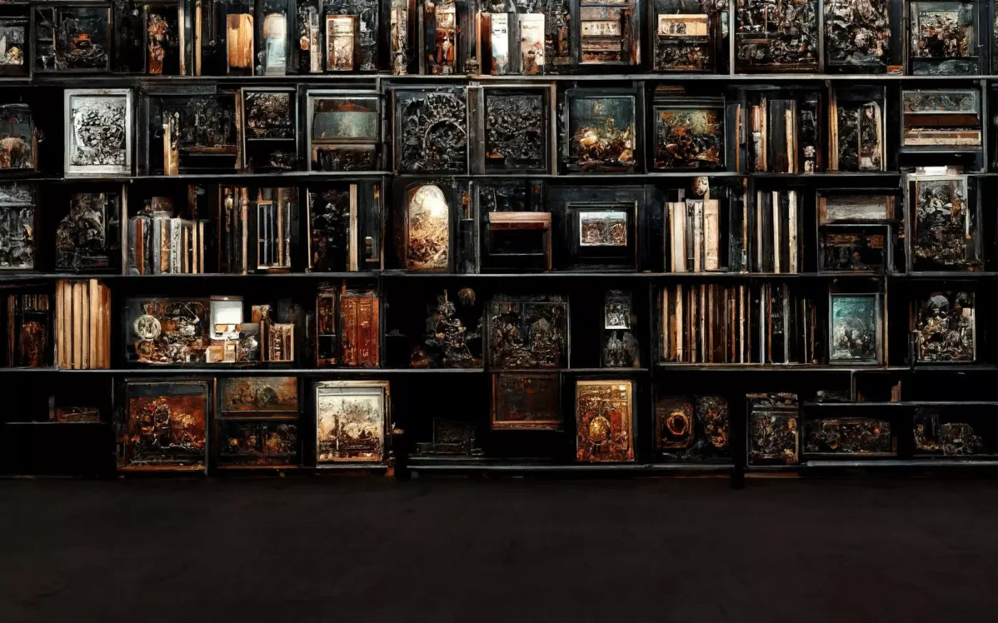 The Crypt Library 2 14’X9’ Ultracloth (168 X 108 Inch) Backdrop