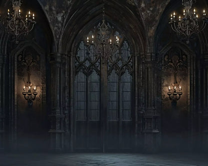 The Dark Roma Hall 10’X8’ Fleece (120 X 96 Inch) Backdrop