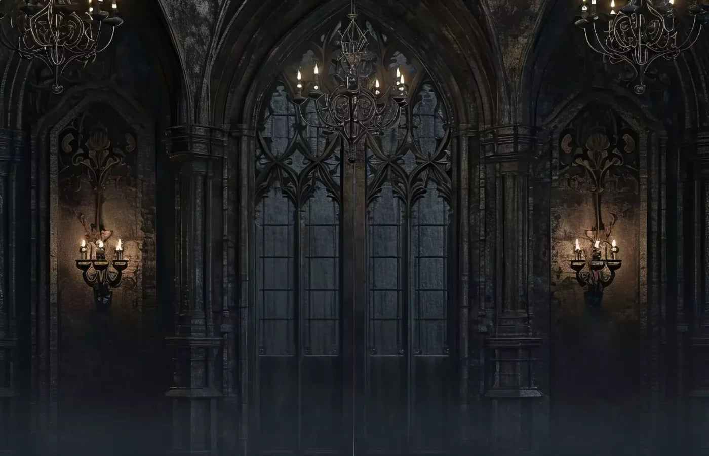 The Dark Roma Hall 14’X9’ Ultracloth (168 X 108 Inch) Backdrop