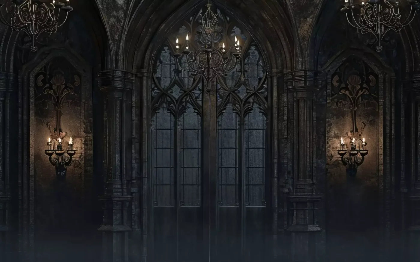 The Dark Roma Hall 16’X10’ Ultracloth (192 X 120 Inch) Backdrop