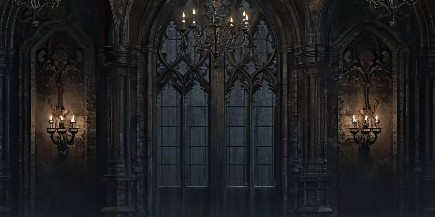 The Dark Roma Hall 16’X8’ Ultracloth (192 X 96 Inch) Backdrop