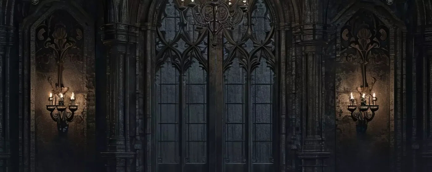 The Dark Roma Hall 20’X8’ Ultracloth (240 X 96 Inch) Backdrop
