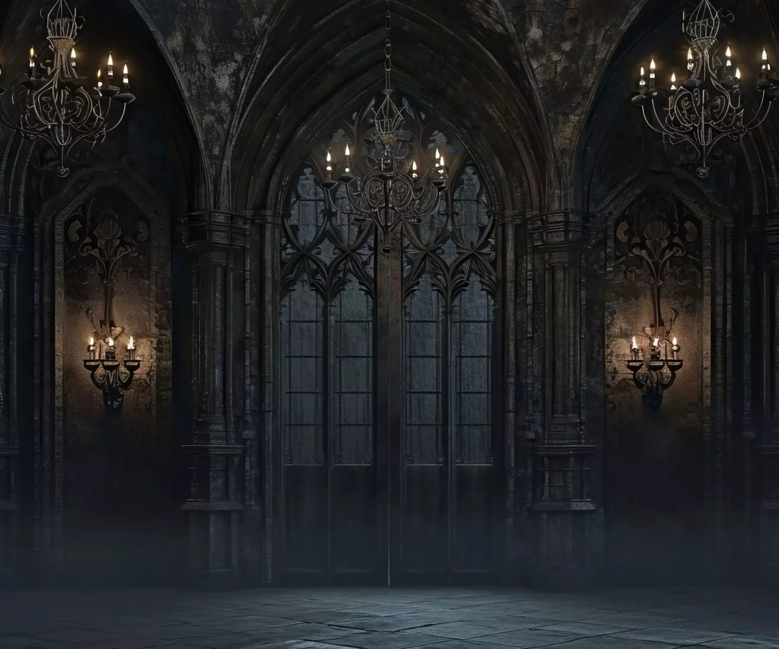 The Dark Roma Hall 5’X4’2 Fleece (60 X 50 Inch) Backdrop