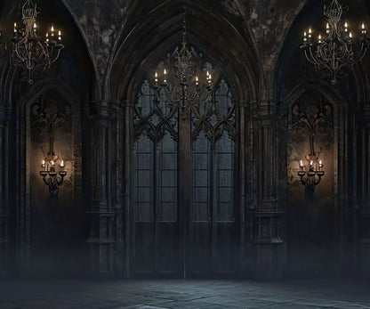 The Dark Roma Hall 5’X4’2 Fleece (60 X 50 Inch) Backdrop