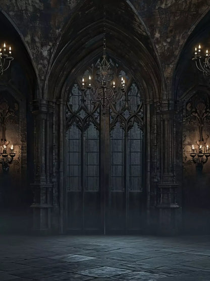The Dark Roma Hall 5’X6’8 Fleece (60 X 80 Inch) Backdrop