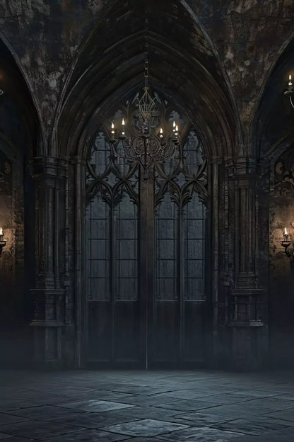 The Dark Roma Hall 8’X12’ Ultracloth (96 X 144 Inch) Backdrop