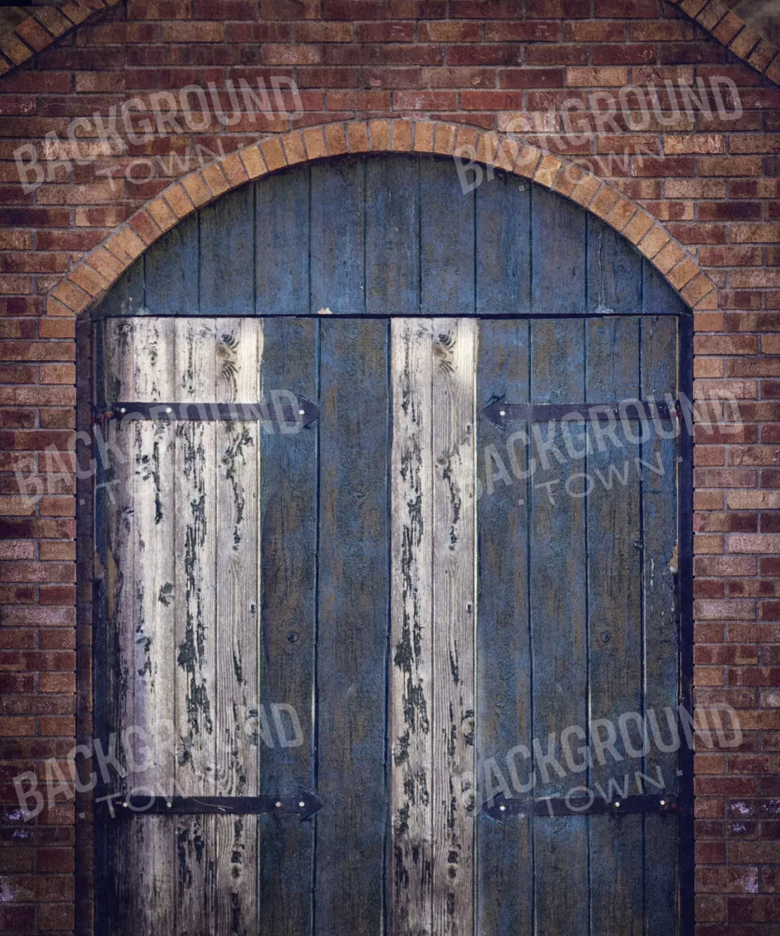 Blue Brick and Stone Backdrop for Photography