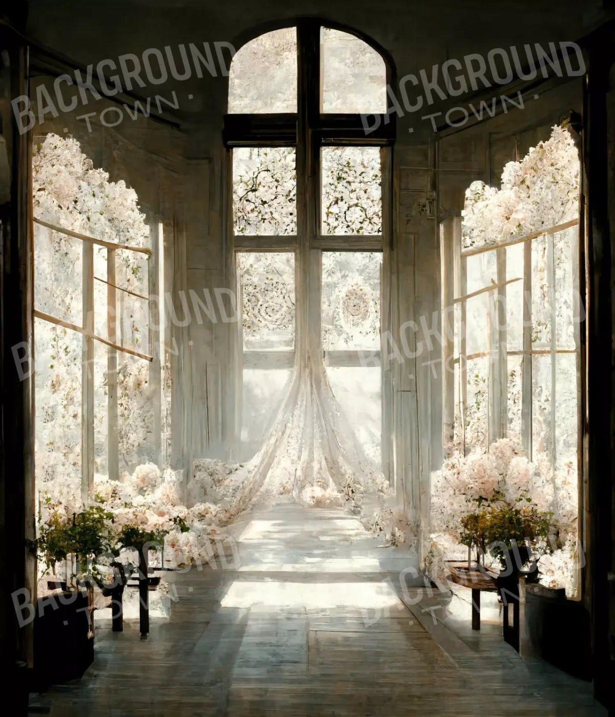 The Entryway 10’X12’ Ultracloth (120 X 144 Inch) Backdrop