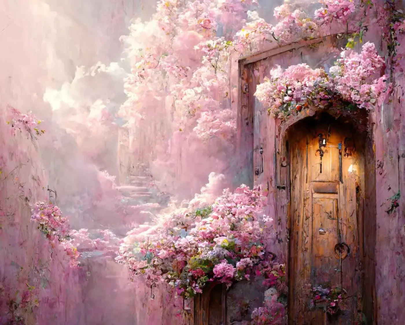 The Fairy Grotto 10’X8’ Fleece (120 X 96 Inch) Backdrop
