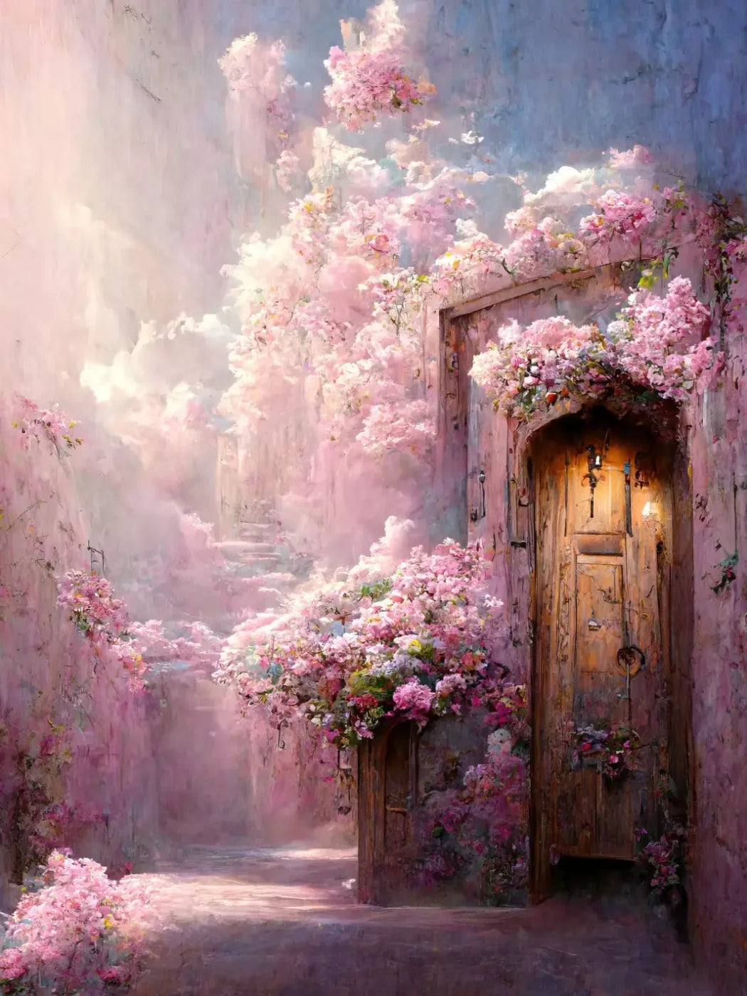 The Fairy Grotto 6’X8’ Fleece (72 X 96 Inch) Backdrop