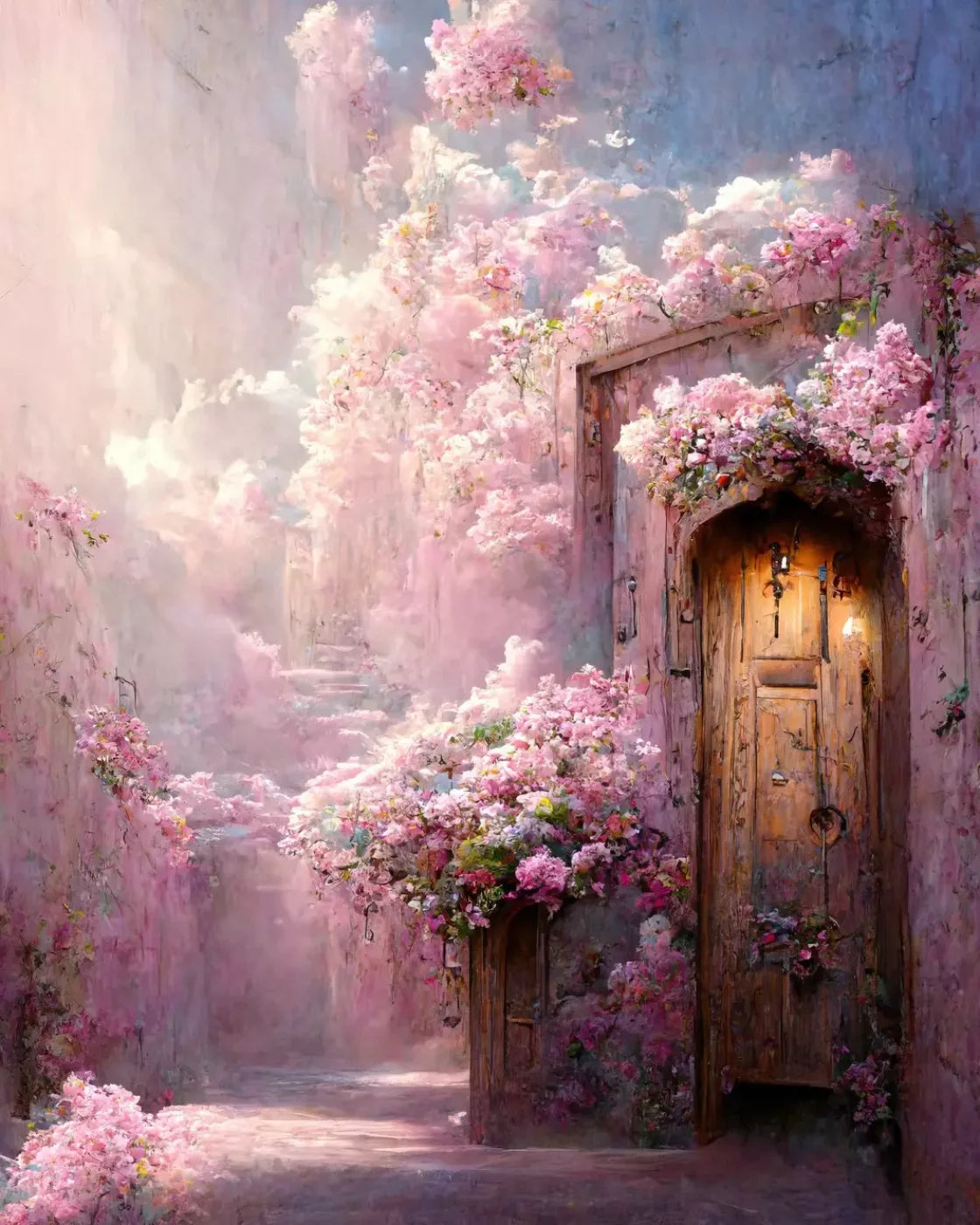 The Fairy Grotto 8’X10’ Fleece (96 X 120 Inch) Backdrop