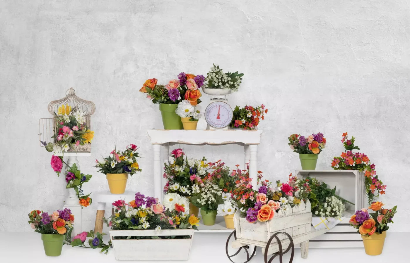 The Flowershop 12’X8’ Ultracloth (144 X 96 Inch) Backdrop