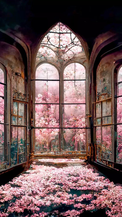 The Garden Room 1 8X14 Ultracloth ( 96 X 168 Inch ) Backdrop