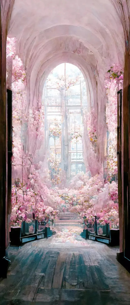 The Garden Room 2 5X12 Ultracloth For Westcott X-Drop ( 60 X 144 Inch ) Backdrop